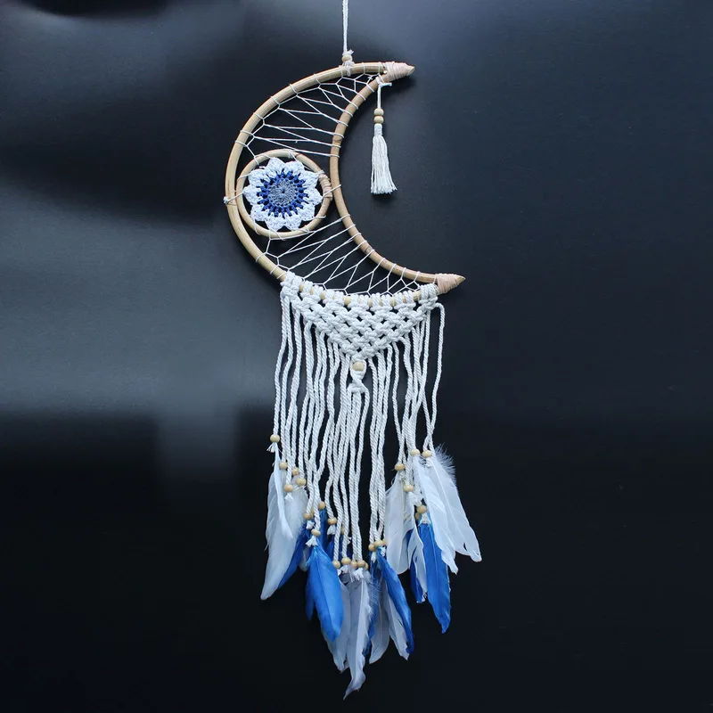 Protection Dream Cather Macrame Moon Assorted Colours — foto 5