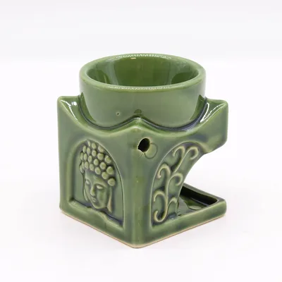 Square Buddha Bruciatore - Dark Jade — foto 2