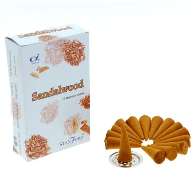 Sandalwood Incenso Cones — foto 2