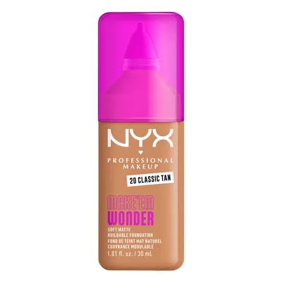 Nyx Make'em Wonder Foundation 20-Classic Tan 30ml