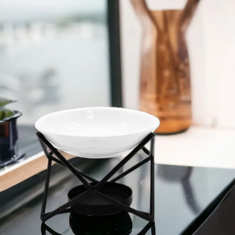 Ceramic & Metal Hex Stand — foto 1