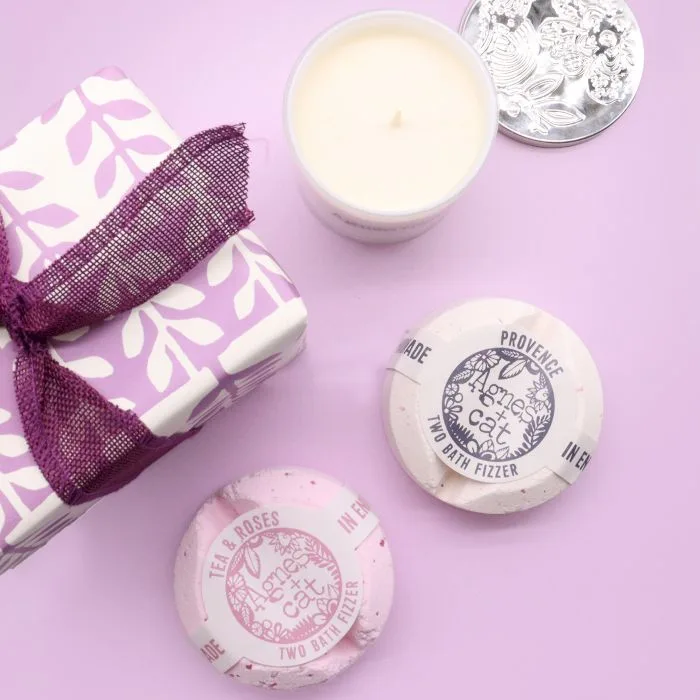 Gift Scatola Moonstone Candela + Provence & Tè and Roses — foto 2