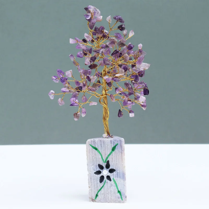 Amethyst Gemstone Albero 160 Stones