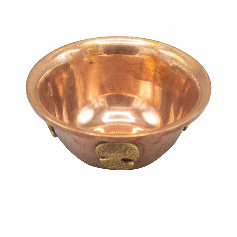 Copper Ritual Bowl with Albero of Life 12x5cm — foto 2