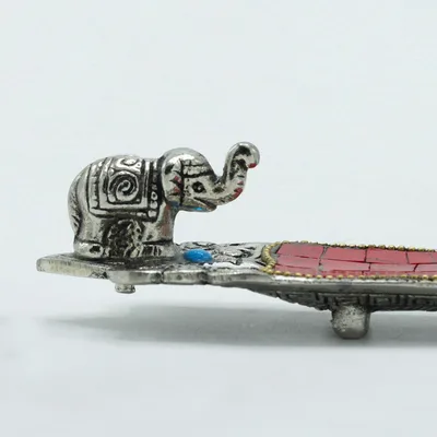 Elephant Long Tibetan Incenso Porta — foto 1