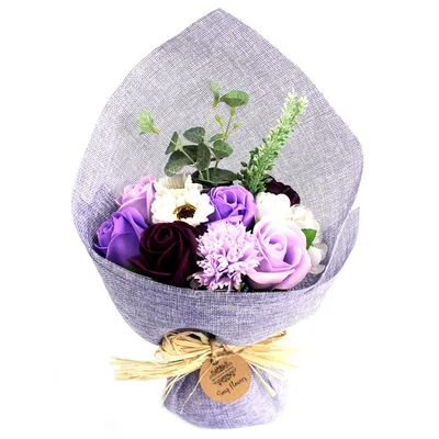 Standing Sapone Fiore Bouquet - Purple - Special — foto 1