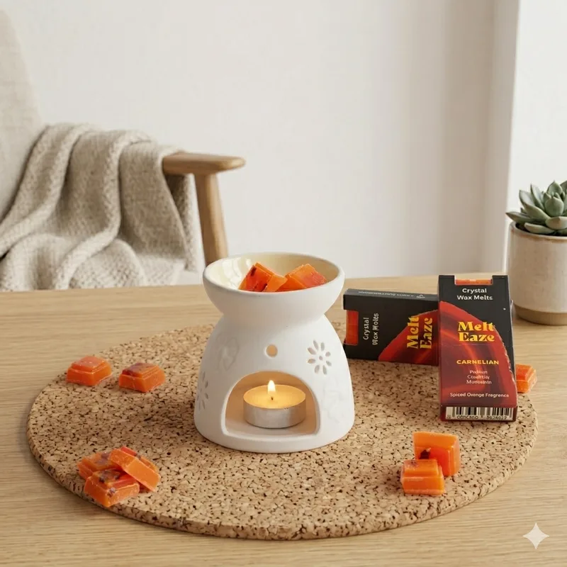 MeltEaze Cera Melts 50g - Carnelian Fire - Spiced Arancia