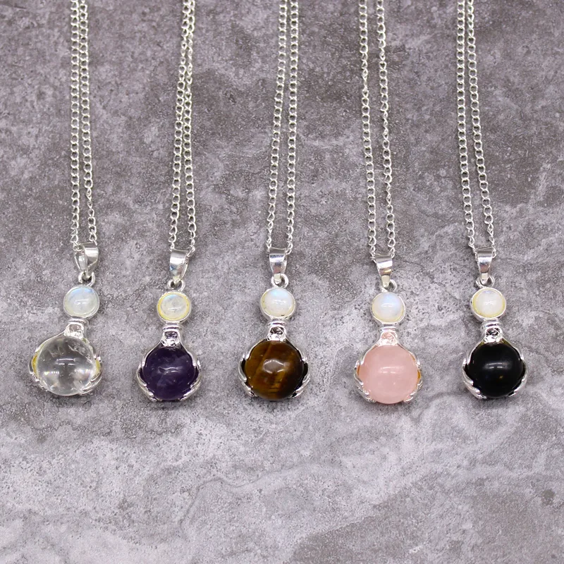Gemstone Healing Hands Pendant Tiger Eye — foto 4