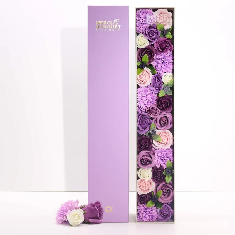 Extra Long Lavanda Rosa & Carnation — foto 3