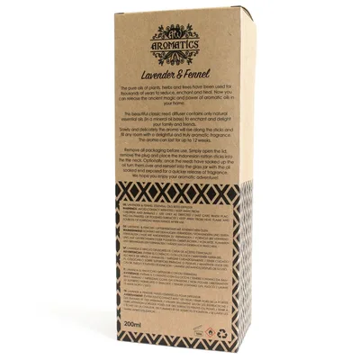 200ml Lavanda & Fennel Essenziale Olio Reed Diffusore — foto 5