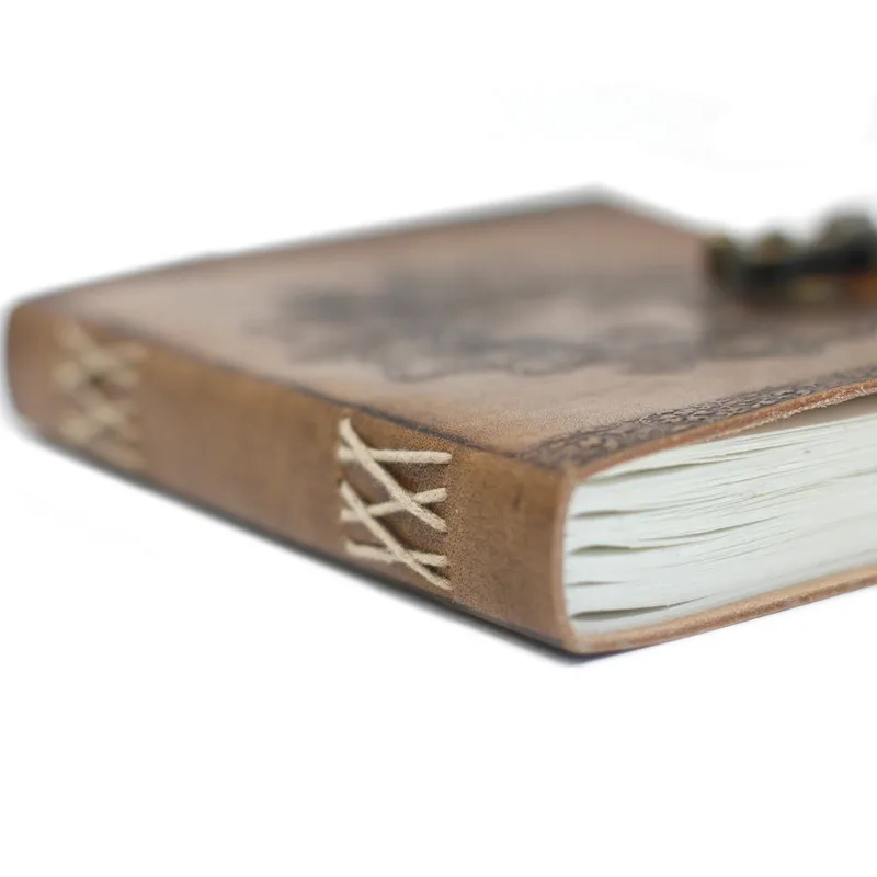 Leather Greenman Notebook — foto 4