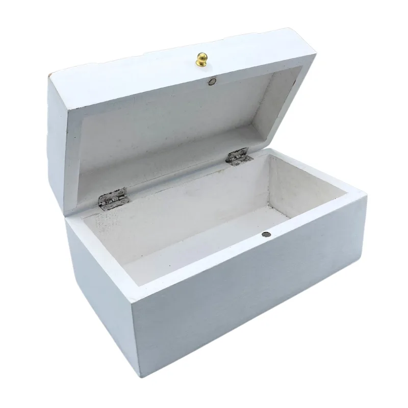 Vintage Deco Multi Purpose Scatola 22x12x10cm Bianco Diamonds — foto 2