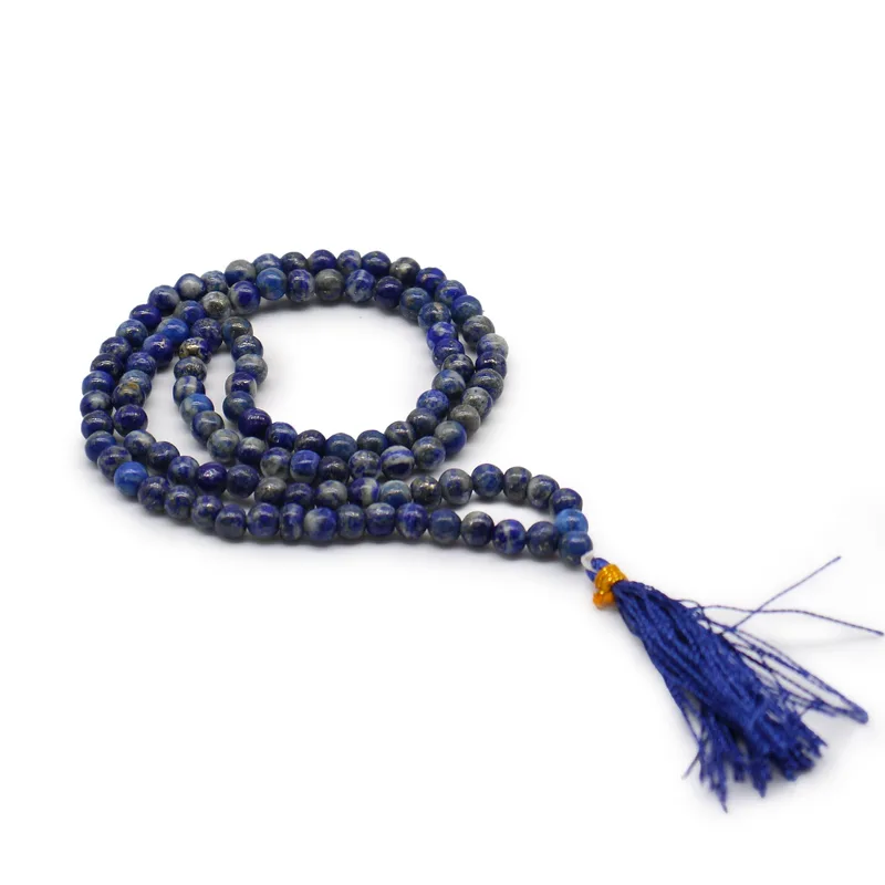 108 Bead Mala Lapis