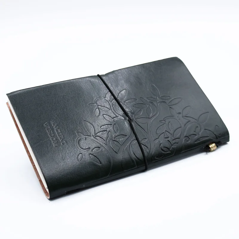 Fatto a mano Leather Journal Albero of Life Verde — foto 1
