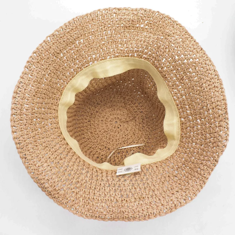 Nomad Sari Floppy Straw Sun Hat - Rosa Blush — foto 6