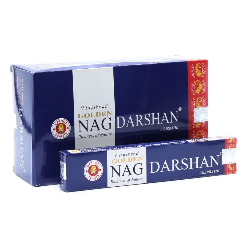 15g Golden Nag - Darshan Incenso