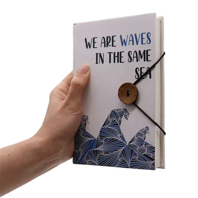 Small Notebook with strap Waves in the same sea — foto 2