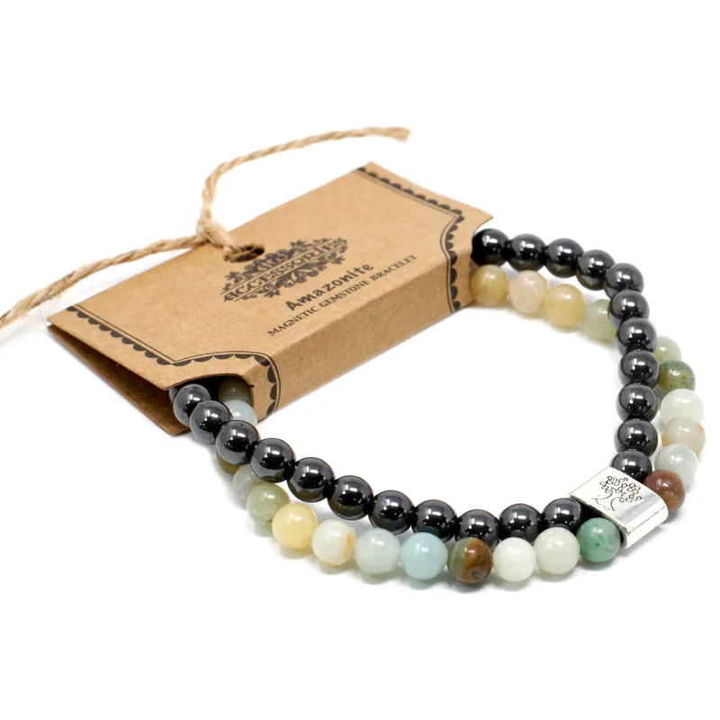 Bracciale con Pietra Magnetica - Amazonite — foto 3