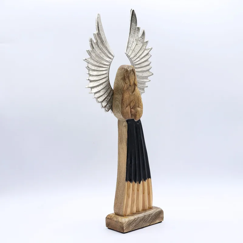 Large Mango Legno Gardian Angel Metal Wings & Enamel Detail — foto 1