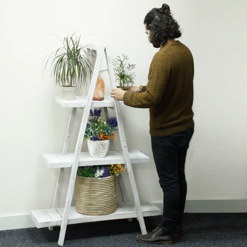 Folding "A" Frame Display Whitewash — foto 1