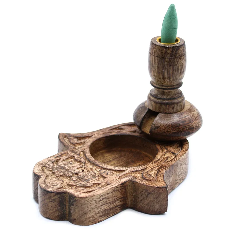 Sm Mango Legno Backflow Bruciatore Hamsa — foto 5