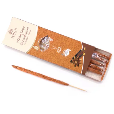 Ishom Smudge Incenso - Bianco Sage & Sandalwood — foto 1