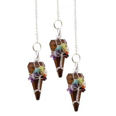 Magic Pendulum - Seven Chakra - Tigereye — foto 3