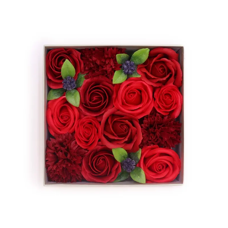 Square Scatola Classic Red Roses