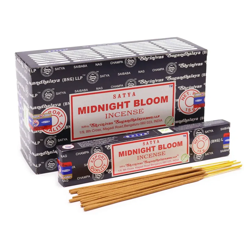 Satya Incenso Sticks 15g - Midnight Blossom — foto 1