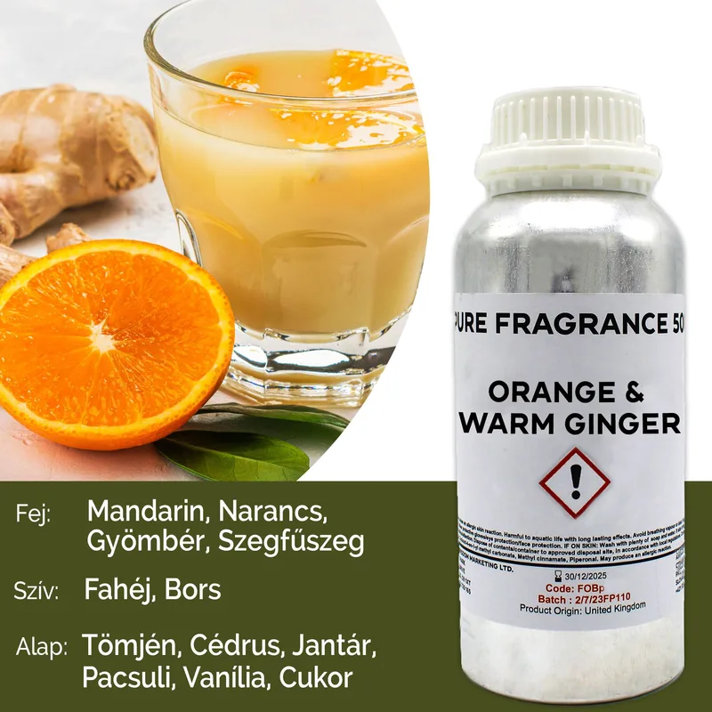 Arancia & Warm Ginger Puro Profumo Olio 500ml — foto 4