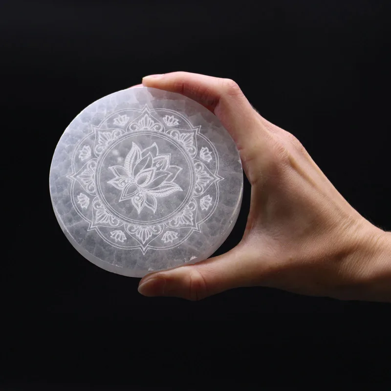 Medium Charging Plate 10cm Lotus Mandala — foto 1