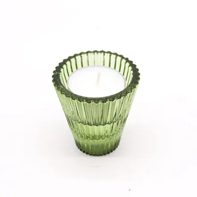 Set of 2 Flip Dinner Candela / Tealight Porta - Garden Jade — foto 1