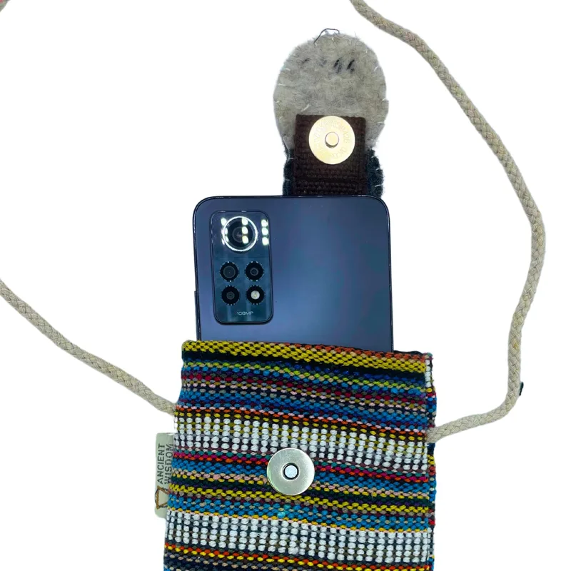 Phone Porta Bag Stripes Multi and Bianco owl decor — foto 1