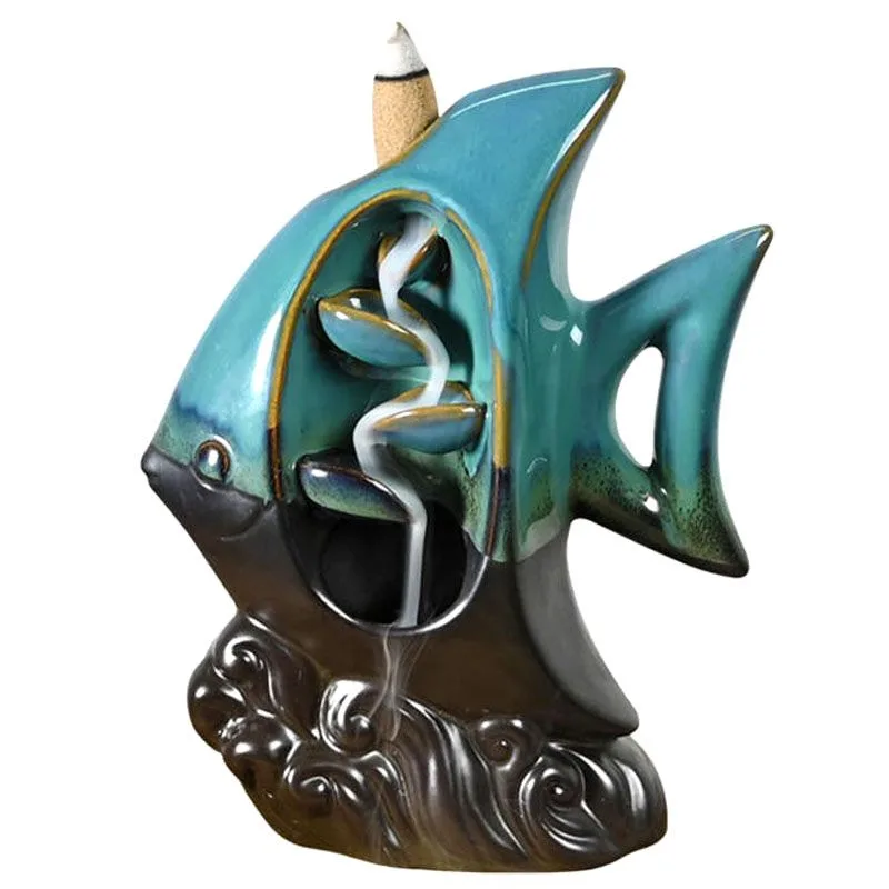 Backflow Incenso Bruciatore Tropical Fish — foto 3