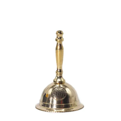 Small Altar Brass Bell - Fiore of Life