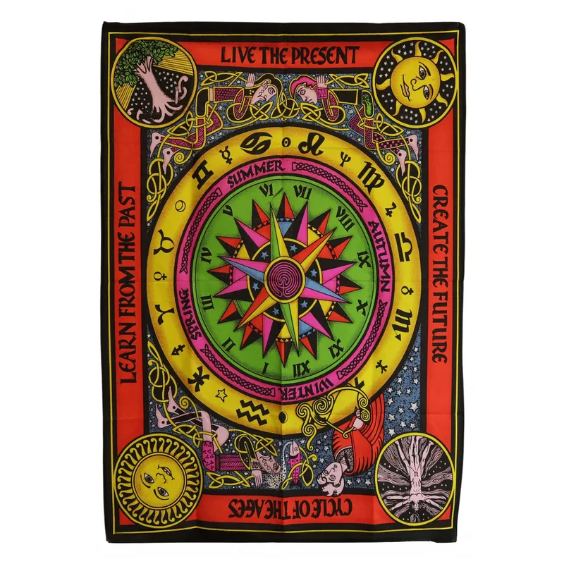 Stampa su Muro in Cotone (70x110 cm) – Cerchio della Vita