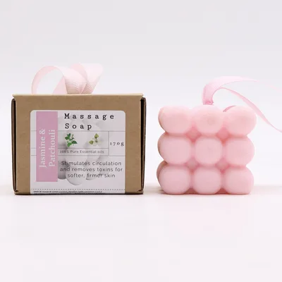 Boxed Single Massage Saponi - Gelsomino & Patchouli