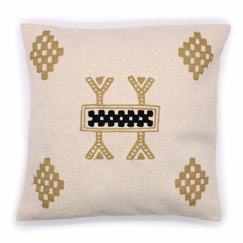 Classic Cushion Cover Berber Design 45x45cm