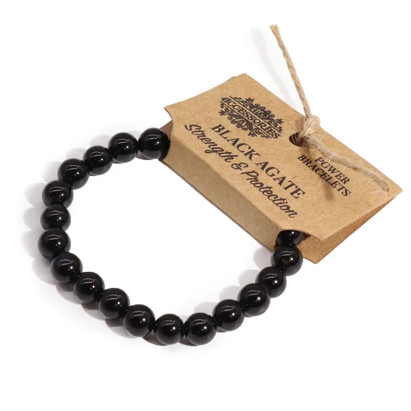 Bracciale Energetico - Pietra Lunare Nera — foto 5