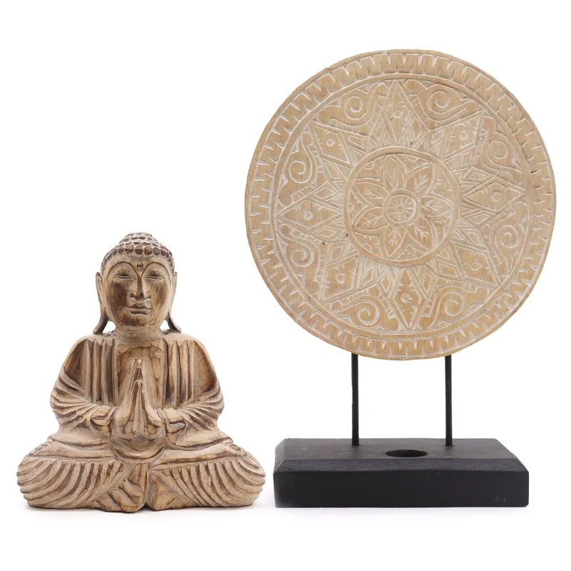 Buddha Feng Shui Set Classic Mandala Naturale