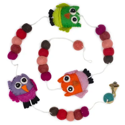 Felt Wall Hanging -Owls — foto 5