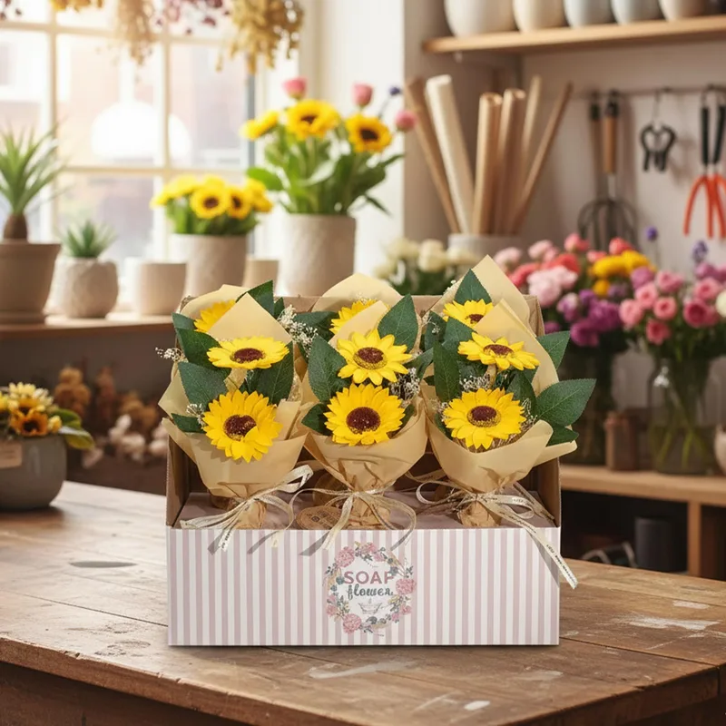 Sapone Fiore - Two Sunflower Bouquet — foto 3