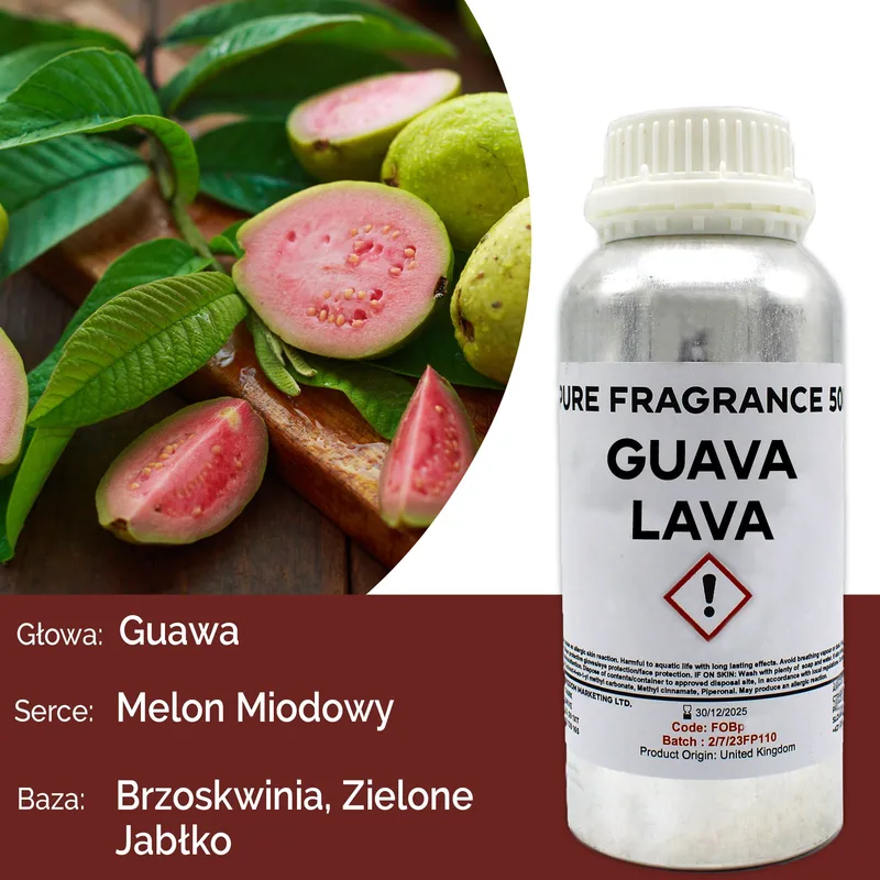 Guava Lava Puro Profumo Olio 500ml — foto 6