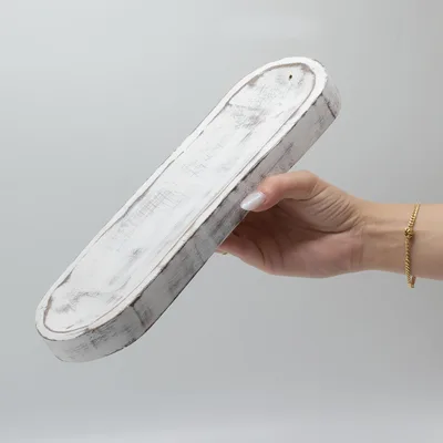 Large Incenso Tray 30x10cm Classic Whitewash — foto 2
