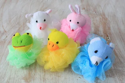 Cotton Animal Scrunchies 5 asst (display tube) - 27gm — foto 5