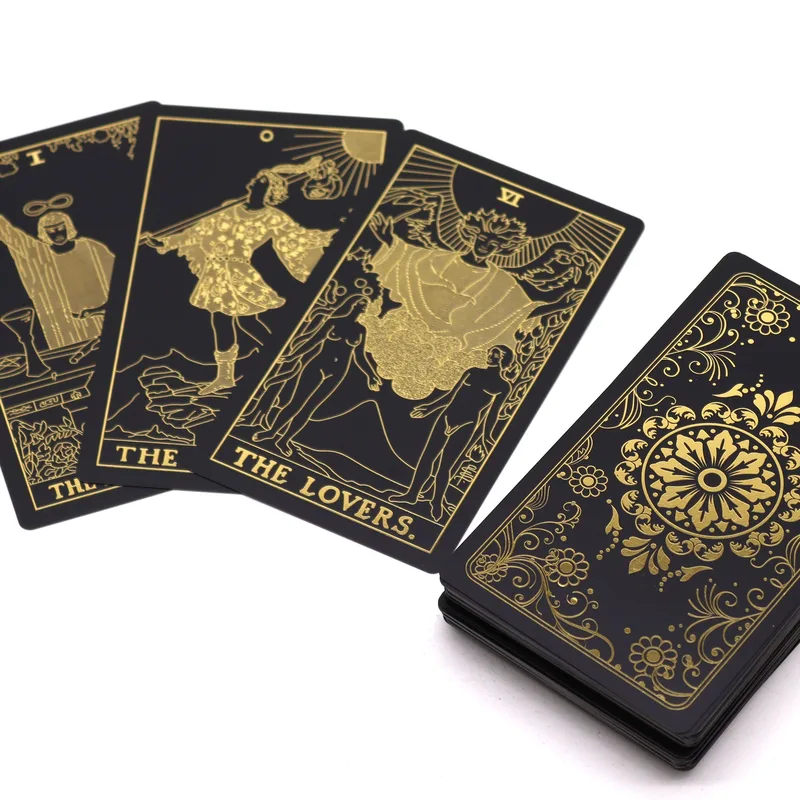 Oro Foil Tarot Set with Book Gift Scatola — foto 2