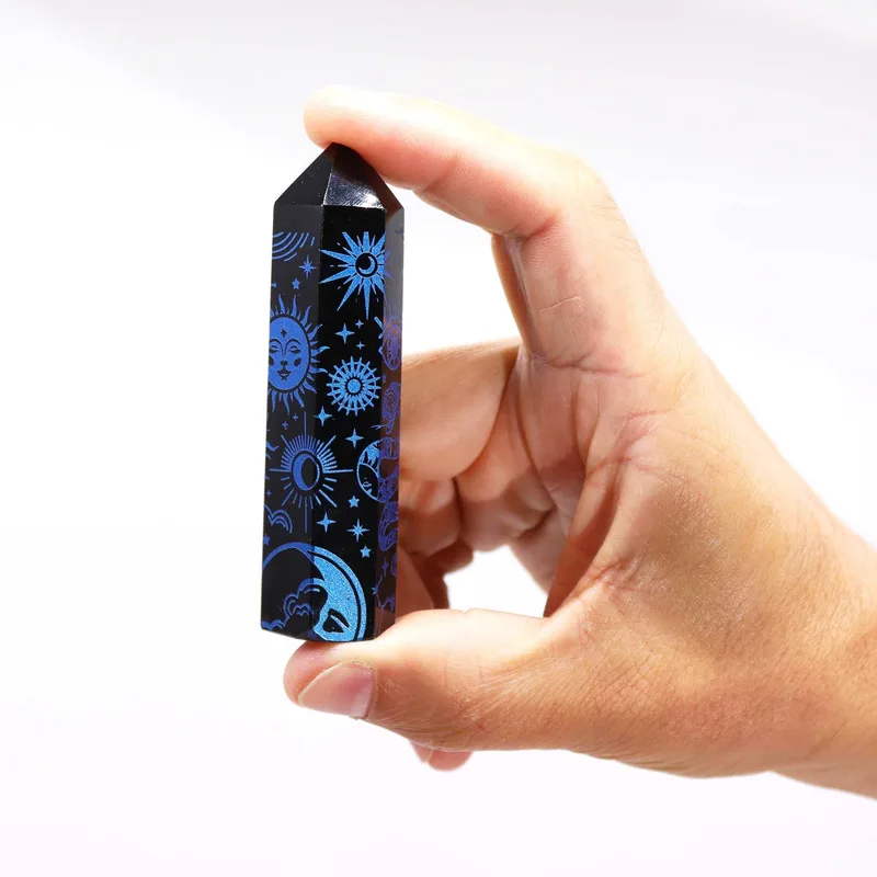 Nero Obsidian Points Mystic Story Midnight Blu