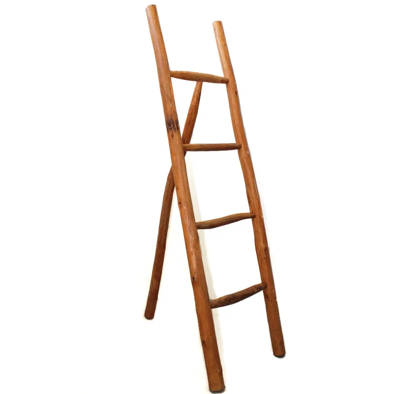 Large Teak Ladder - 1.5m - Naturale — foto 4