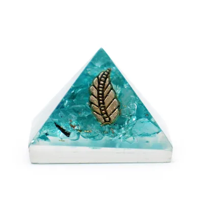 Piramide Orgone SM con Cristalli Gem e Cobre (25mm) — foto 2
