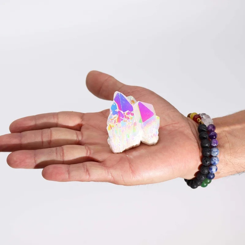 Med Enhanced Quartz Aura Angel Quartz
